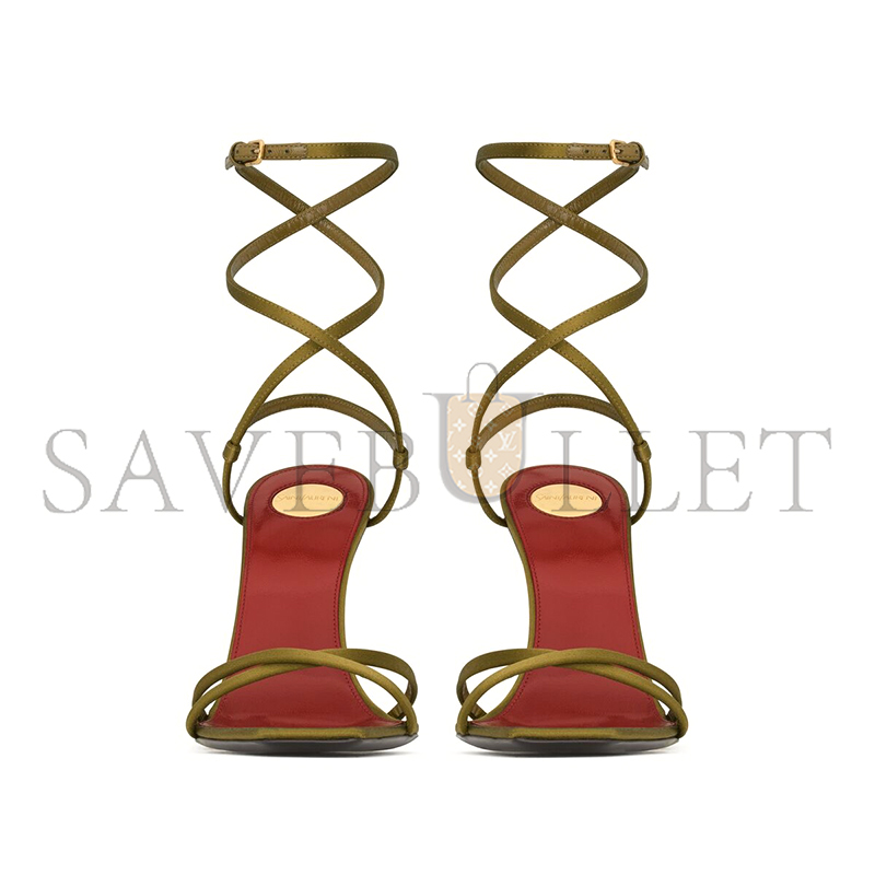 YSL OPYUM SANDALS IN SATIN CREPE 8179729QNBS2309